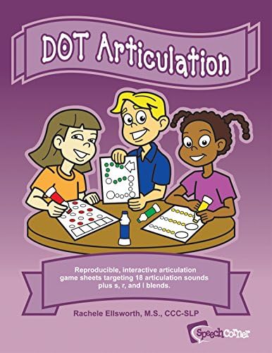 Speech Corner Dot Articulation 1 - Educational Workbook Paperback – January 1, 2003