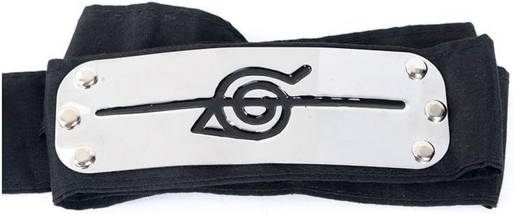 SIO Generic Naruto Headband Leaf Village Metal Plated Cosplay Accessory