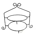 Amazon.com | Wrought Iron Pie Stand/Rack Triple Tier Hand Made: Towel ...