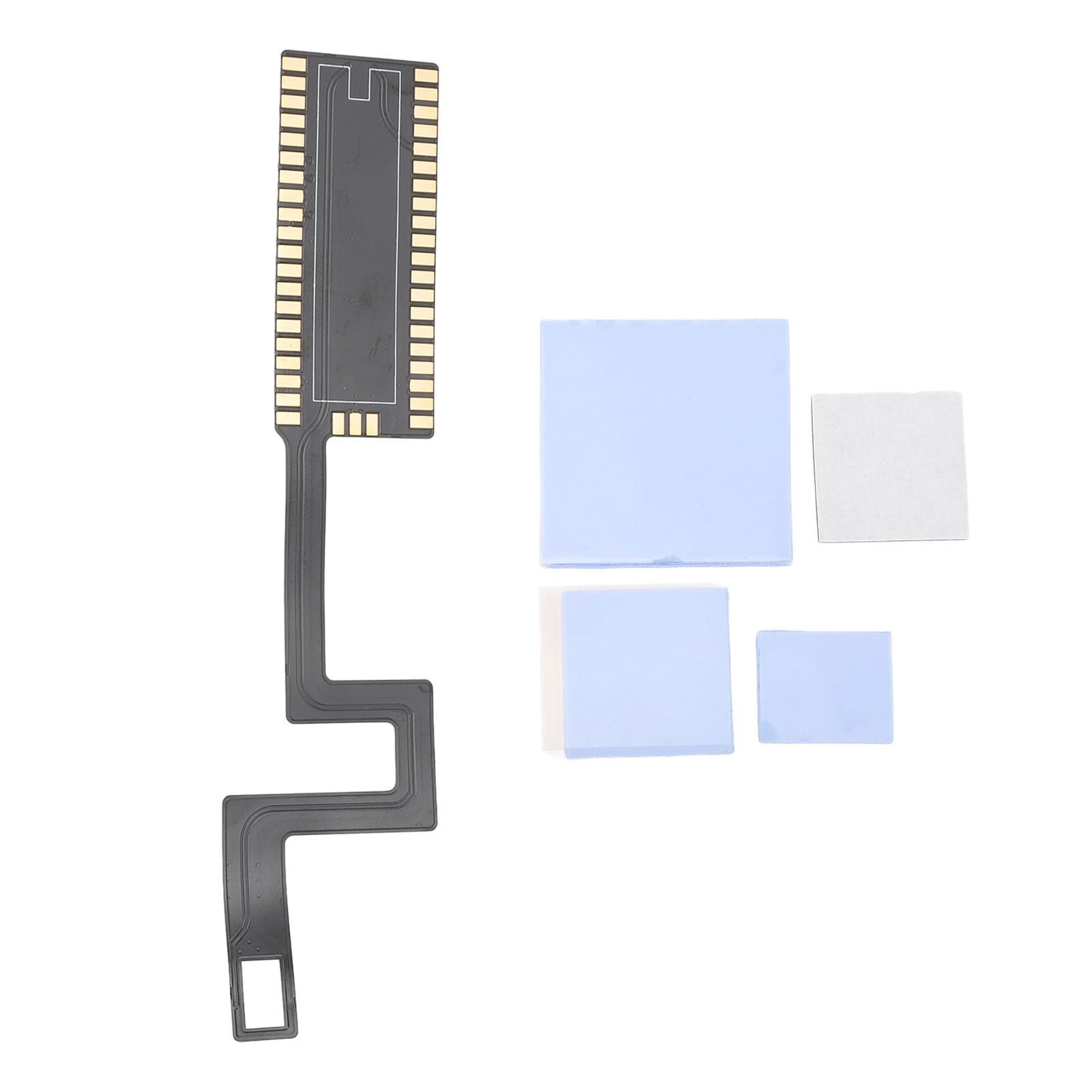 Bewinner for Pi Picoboot FPC Flex Cable with 3Pcs Silicone Thermal Pad, FPC Flex Cable Replacement Parts for NGC DOL 001 Console