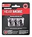 Comply 100 Core Series | Memory Foam Replacement IEM Ear Tips for Etymotic, Westone, Klipsch & More | Superior Noise Isolation, Ultimate Comfort, Secure Fit | TechDefender, Black, (S/M/L) (3 Pairs)