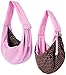 Grtdrm Pet Sling Carrier Bag Travel Tote for Cats Dogs, Up to 16 lbs (Pink)