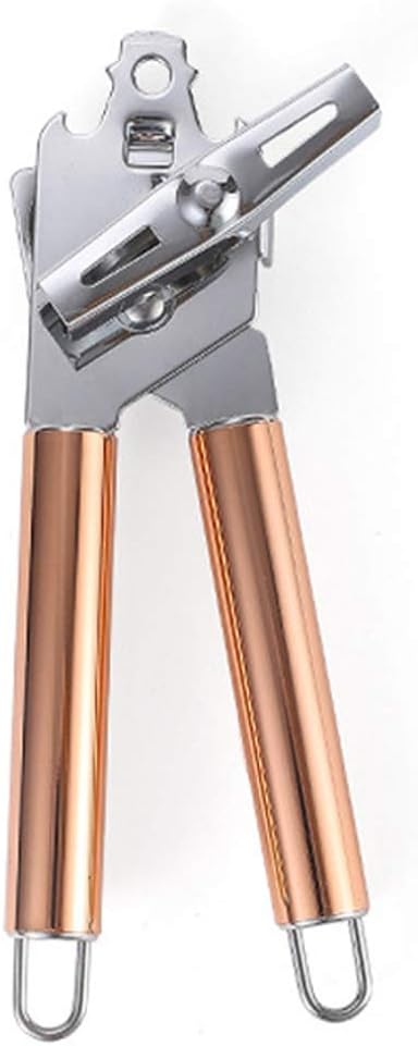 ANIMOR Deluxe Can Opener Manual, Food Grade Jar Opener, with Ergonomically designed handle, Stainless Steel Opener, for Seniors with Arthritis Hands Friendly, for Can, Beer Bottle (style3)