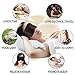 100% Natural Silk Sleep Mask/Eye Mask with 2 Adjustable Straps (Black)