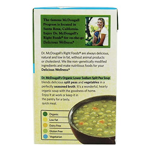 Dr Mcdougalls, Organic Low Sodium Split Pea Soup, 18 Ounce Pricepulse