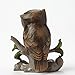 Jim Shore Heartwood Creek Mini Owl on Branch Stone Resin Figurine, 3.25”