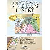 Then and Now Bible Map Insert - Ultra-thin atlas fits in the back of your Bible