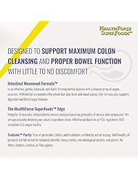 Formula de movimiento intestinal de Healthforce, cápsulas veganas, 120 unidades,...