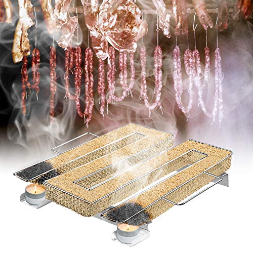 Sparbrand Kaltrauchgenerator Edelstahl, Grillzubehör Kaltrauch Kalträuchern Kaltraucherzeuger, Rauchgenerator für… – Bild 5