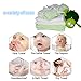 Bamboo Baby Washcloths - Carly Shop (6-pack) Baby Muslin Washcloths ,Organic Cotton Washclothes I Bathing Towels I Newborn Baby Face Towel I Baby Shower Soft Towels (10