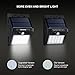 VicTsing 4Pcs 20 LED Solar Motion Sensor Lights, Super Bright Wireless Waterproof Outdoor Solar Powered Motion Activated Security Wall Light for Path,Porch,Deck, Driveway,Stairs, Garden