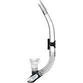 Mares Ergo Flex Snorkel for Scuba Diving, Snorkeling, Freediving with Corrugated Silicone Hose &amp; Mouthpiece