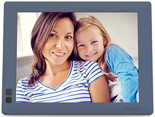 Nixplay Seed 8 Inch WiFi Digital Photo Frame with Mobile App, 10GB Online Storage, Alexa Integration and Motion Sensor – Blue (W08D)