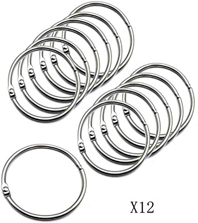 Circular Shower Ring, Set of 12 (Chrome)