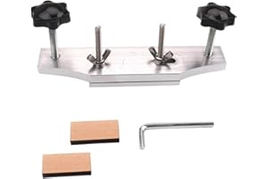 INOOMP Guitar Bridge Clamp Repair Tool with Cork Pads and Wrench Acoustic Guitar Maintenance Accessory