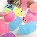Hicdaw 32PCS Glow in The Dark Squishie Mochi Squishy Toys Mini Kawaii Animal Squishies Stress Relief Toys Seal Cat Pig Elephant Tiger Rabbit Panda Squishies