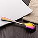 Rainbow color Soup Spoons, Stainless Steel Round Spoons, Set of 6 (Soup Spoon)…