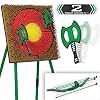 Go! Gater EastPoint Sports 2-in-1 Tomahawk Toss & Archery Game Set – Includes Tomahawks and Arrows with Bristle Target…