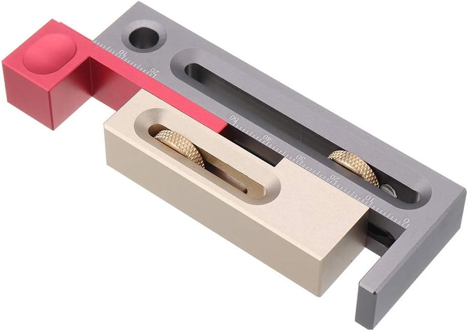 Fxhan Woodworking Tables Measuring Blocks Tables Saw Slot Adjuster Mortise and Tenon Tool