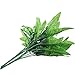 Gtidea 2pcs Artificial Silk Grass Persian Leaves Plants Bridal Home Garden Office Floor Restaurant Wedding Decor Green