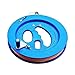 EVINIS Professional Outdoor Kite Line Winder Winding Reel Grip Wheel with flying Line String Flying Tools With Lock-With 100m 70LB Kevlar Line-Blue