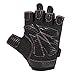 Contraband Pink Label 5137 Womens Weight Lifting Gloves w/ Grip-Lock Padding (PAIR) (Black, X-Small)