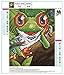 DIY 5D Diamond Painting Kit for Children, NYEBS 5D DIY Diamond Painting Round Drill Animal Lovely Frog Rhinestone Embroidery for Wall Decoration 10X12 inches