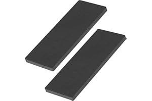 eoere 2 PCS 12" x 4" Hot Rolled Plate, 5/16" Thickness Flat Straight Backing Spacer Plate, Weldable Square Steel Sheet