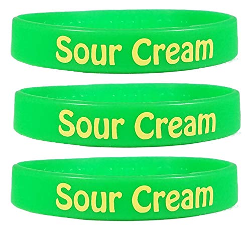 Sour Cream: 3 Pack of Condiment Squeeze Bottle Labels