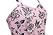 Pink 50s Halter Flock Black Tattoo Rockabilly Party Prom Dress