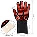 TDYNASTY DESIGN BBQ Grilling Cooking Gloves, 932ºF Extreme Heat Resistant Gloves, Grill Oven Safety Mitts - 1 Pair 14 inch Long Extra Forearm Protection