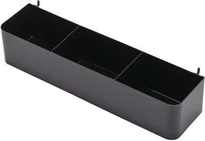 Draper BUNKER 07432 Hanging Pegboard Storage Tray Steel Matt Black