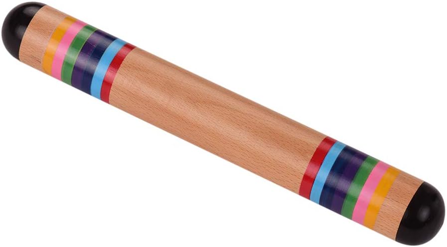 Muslady Rainstick de Madera Rainmaker Rain Shaker Instrumento Musical Toy Rainbow Coloured para Niños Adultos: Amazon.es: Instrumentos musicales