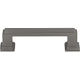 Atlas Homewares 291-SL Sutton Place Collection 3 Inch Center Handle Pull, Slate Finish