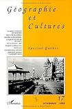 Geographie et cultures 17 special quebec (French Edition) by 
