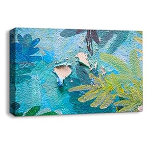 Canvas Wall Art Rustic Ink Pictures Home Wall Decorations for Bedroom Living Room Paintings Canvas Prints Framed - 12x18 inches