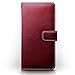 iPhone 7 Plus Case - Terrapin iPhone 7 Plus Wallet - Beautiful Floral Women's Case Folio Flip - Card Slots - Money Pocket - Wristlet - Red with Cute Floral Interior