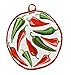 Tortilla Warmer 10”- Insulated, Microwaveable Fabric Pouch by Cameron’s Products- Keeps Tortillas Heated for up to One Hour (Chilis Design)