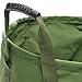 GearTaker Bulk Bags Canvas Garden Waste Bags Reusable and Collapsible Lawn Leaf Container 33 Gallons Super Sack with Handles (Army Green)