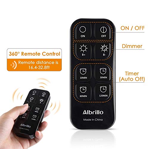 Albrillo LED Puck Lighting Remote Control, Dimmable Under Cabinet Lights, Warm White 3000K Kitchen Under Counter Lights, 3 Pack - Thumbnail 4