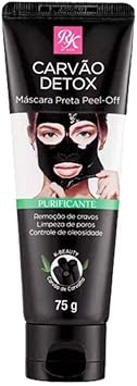 Carvão Mascara Peel Off, RK By Kiss, Preta