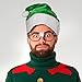 Windy City Novelties - Green Plush Christmas Santa Hat | St. Patrick’s Day Party Supplies Santa Costume Accessories Funny Hats for Men and Women.