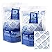 Dry & Dry 100 Gram [10 Packets] Silica Gel Packets Desiccants, Silica Packets - Rechargeable Silica Gel Packs, Desiccants Packets, Silica Gel