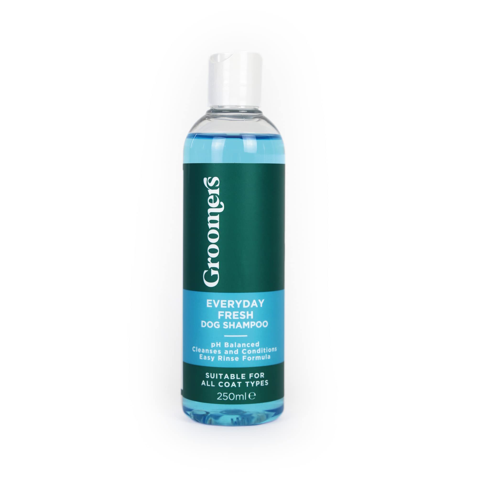 Groomers Everyday Fresh Dog Shampoo for Dog Grooming 250ml - Long Lasting Fragrance - Cleanses and Conditions - pH Balanced, Vegan, Paraben Free, Easy Rinse - Suitable for All Coats