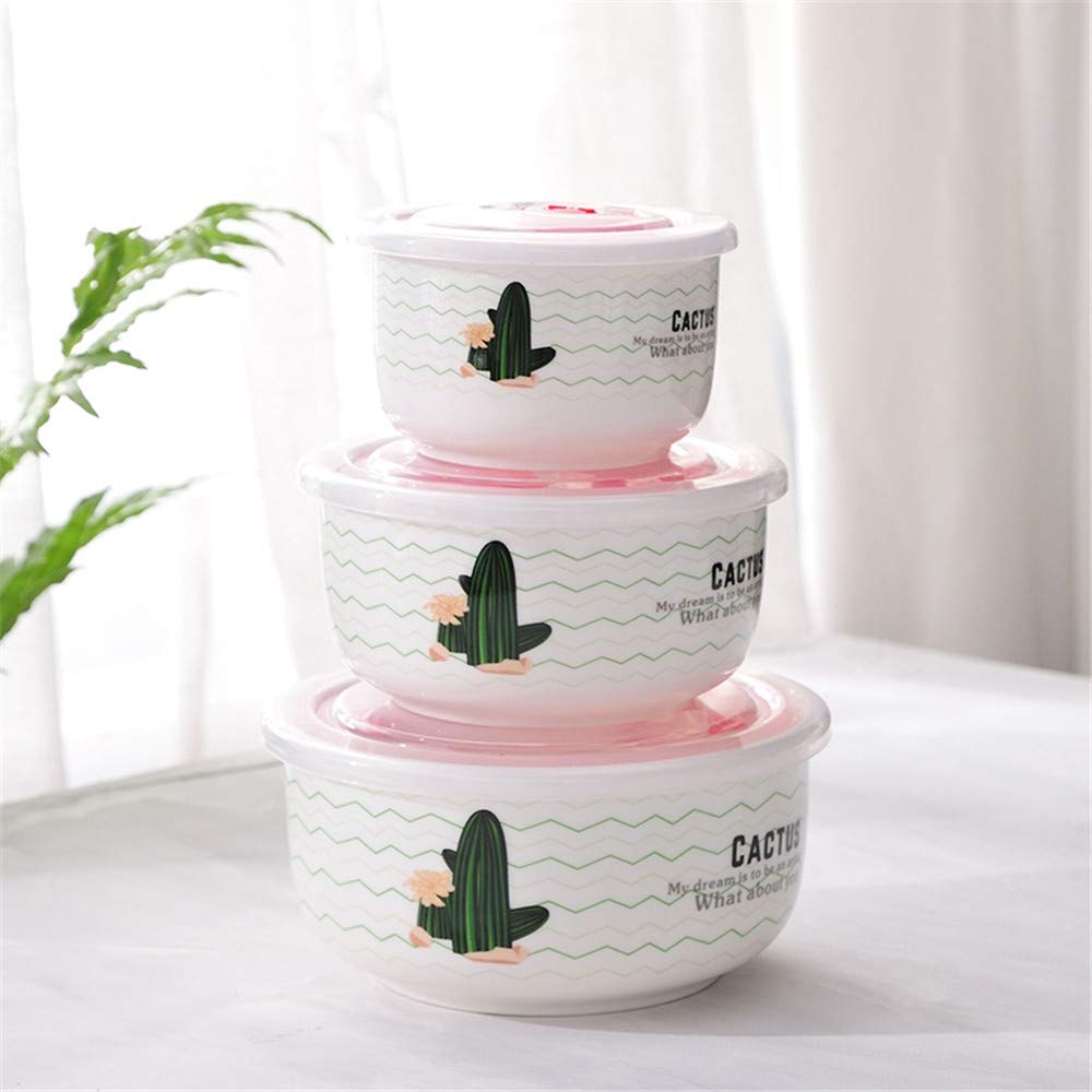 Tazš®n de cerš¢mica fresca, tres piezas, traje de microondas, tazš ...