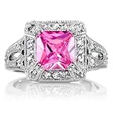 Gaspari's Pink Cocktail Ring - Size 9