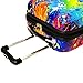 Traveler’s Choice Midway Paint Art Polycarbonate Film Hardside Spinner Luggage Set - Paint Splatter (22-Inch and 29-Inch)