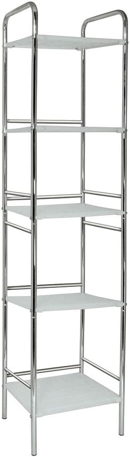 Art & Home 5-Tier Chrome Plated Steel Storage Shelf