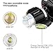 ZUKVYE Rechargeable LED headlamp, Super Bright LED Headlight Flashlight 6000 Lumen Zoomable Waterproof Red for Cycling, Running, Dog Walking, Camping, Hiking, Fishing, Night Reading and DIY Works
