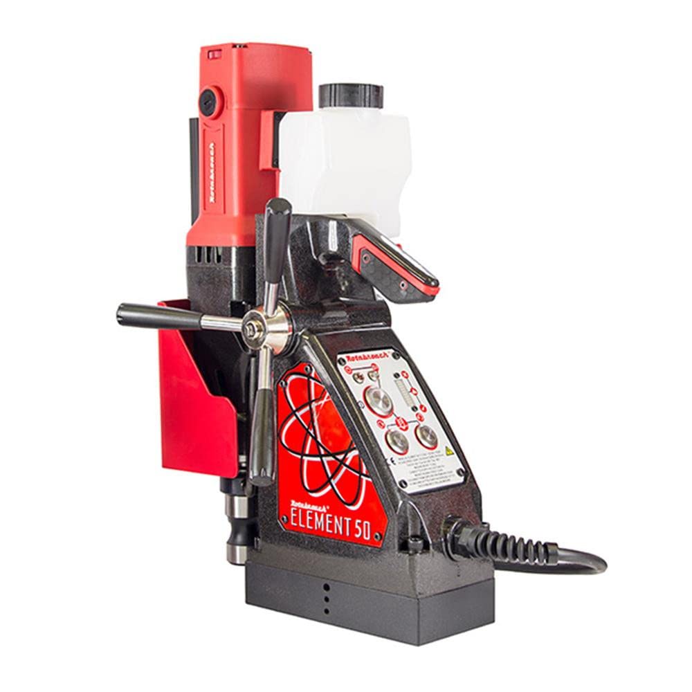 Rotabroach Magnetic Drill Press Machine - Rotabroach's Element 50/1 1500w 110v Electric Drilling Machines Capable of Drilling Holes up to 50mm in Diameter & 50mm in Depth